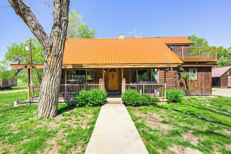 Pagosa Springs Vacation Rental | 2BR | 2BA | 1,120 Sq Ft | 3 Steps to Access