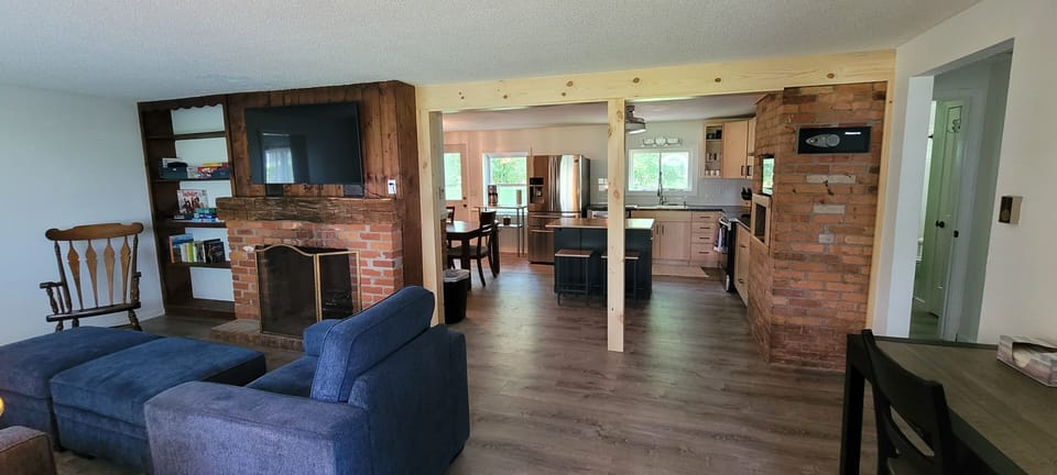 From front door entrance into Living Room