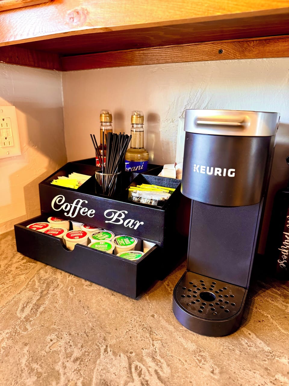 K Cup Coffee Bar with everything you need!