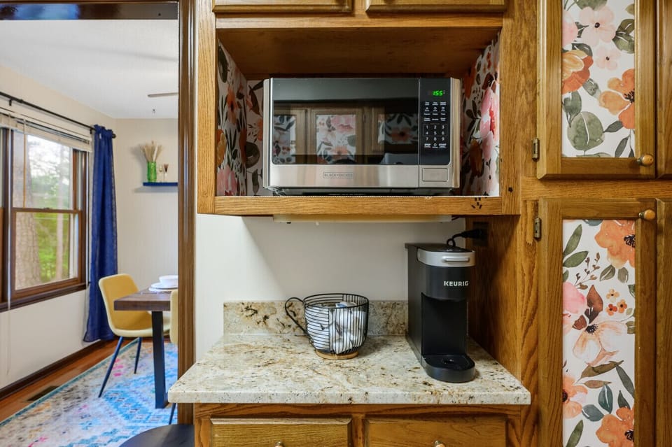 Whip up a meal or sip morning coffee