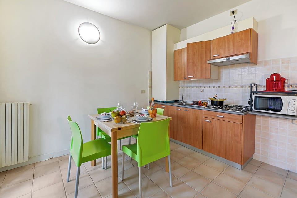 Kitchen and dining area
