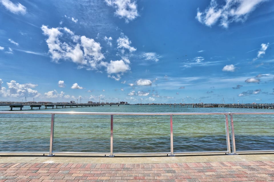 Beach views across the street