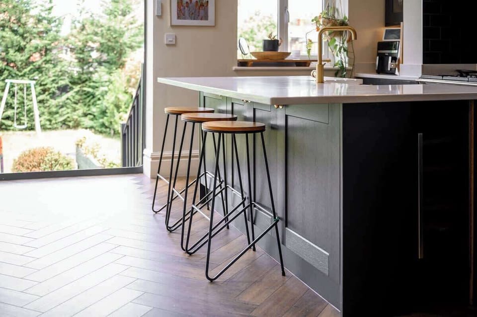 Super stylish and plenty of natural light with our bi-fold doors.
