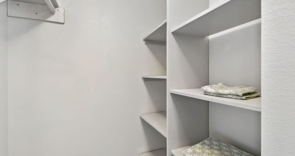 King bedroom walk-in closet 