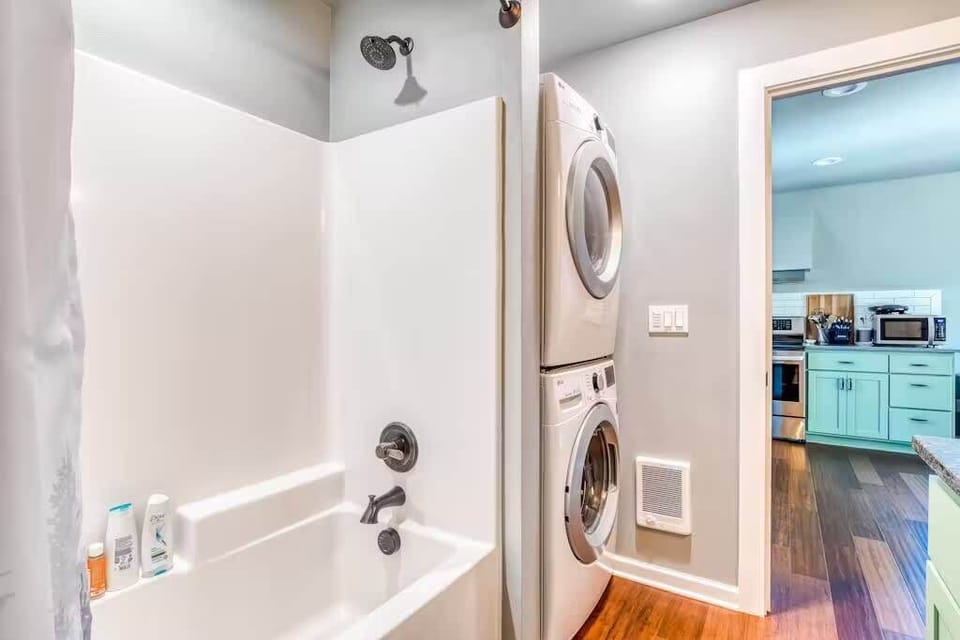 Enjoy the convenience of in-unit laundry! Fresh clothes are just a wash away during your stay.