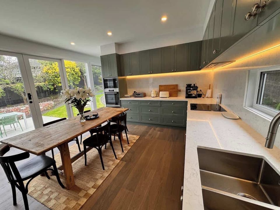Loads of space to cook up a feast in the beautiful new kitchen