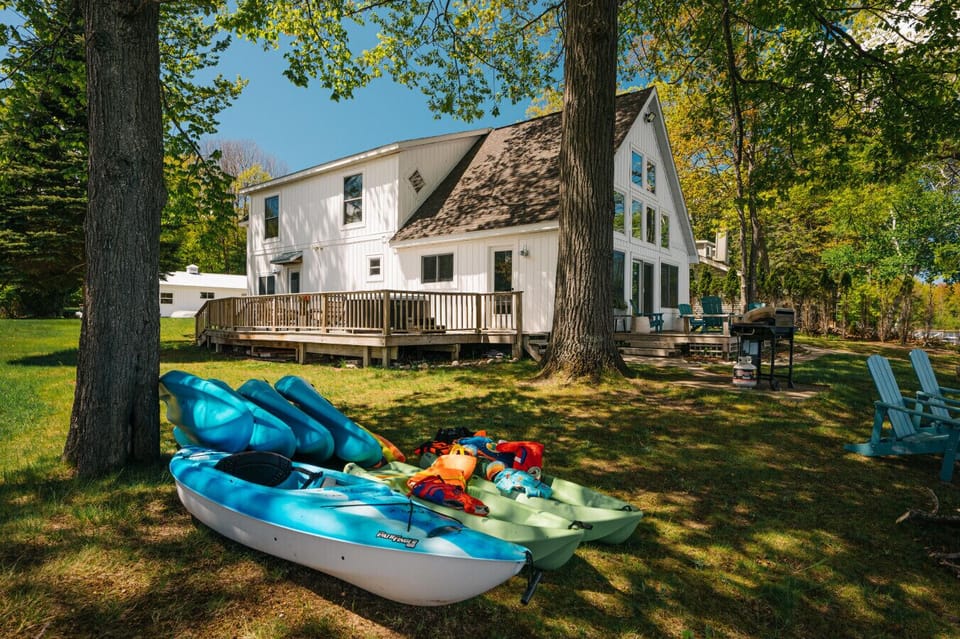 Adventure-ready kayaks await 🚤