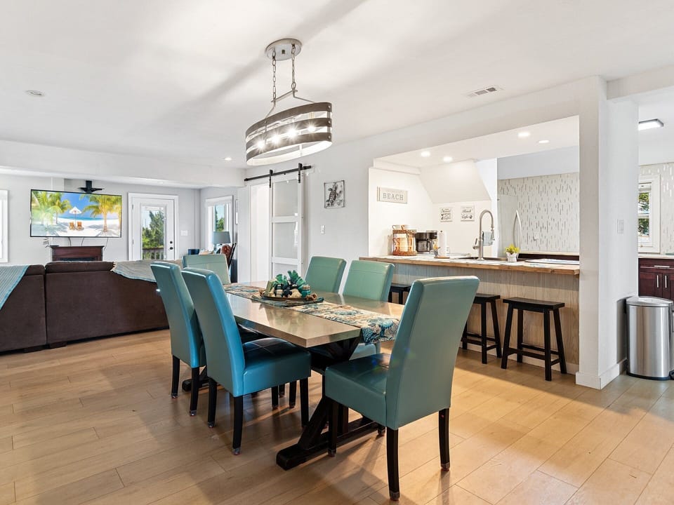 Eat together in the spacious Dining Area to share a meal and memories.