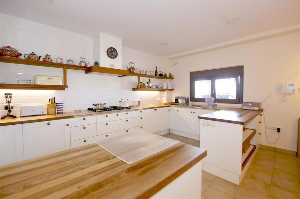 View of the open kitchen from another end