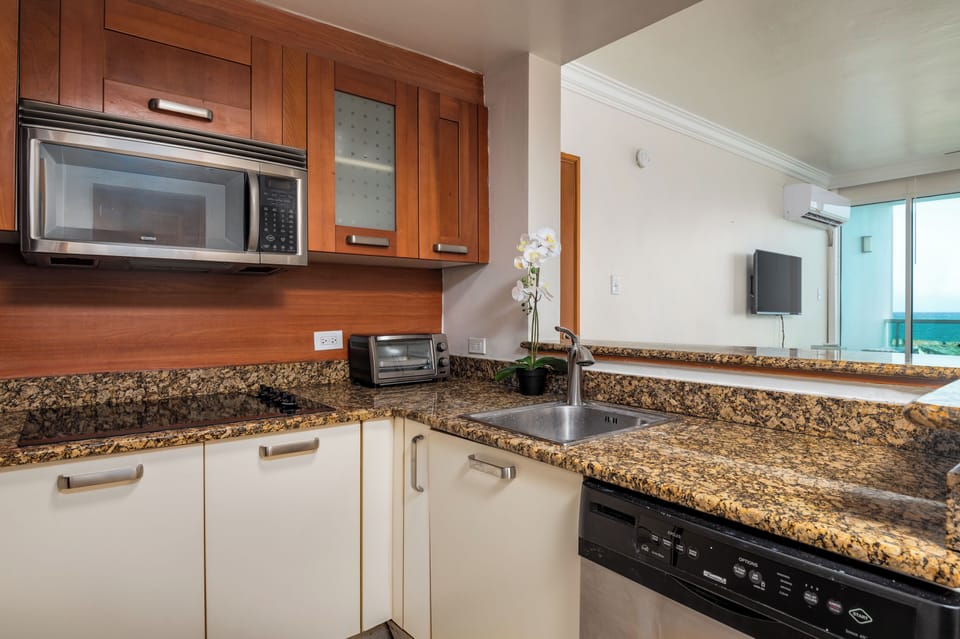 Full kitchenette with everything you need to feel at home! Prepare meals and store snacks with ease.