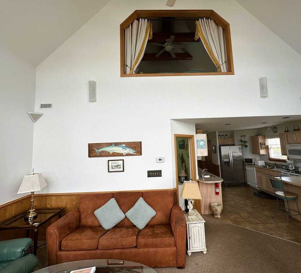 Living Room View of Loft 