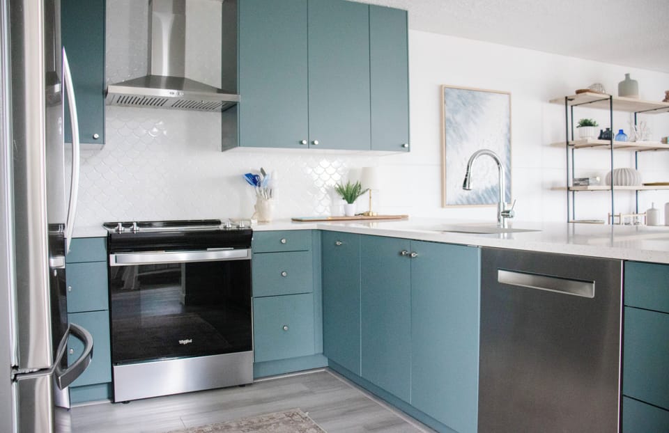 Newly remodeled kitchen
