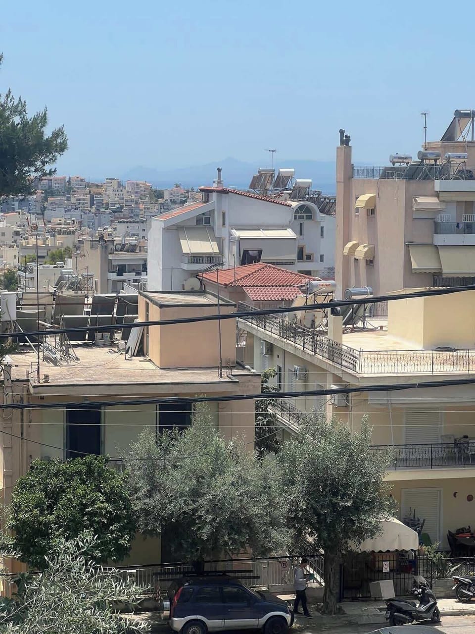 View from the balcony