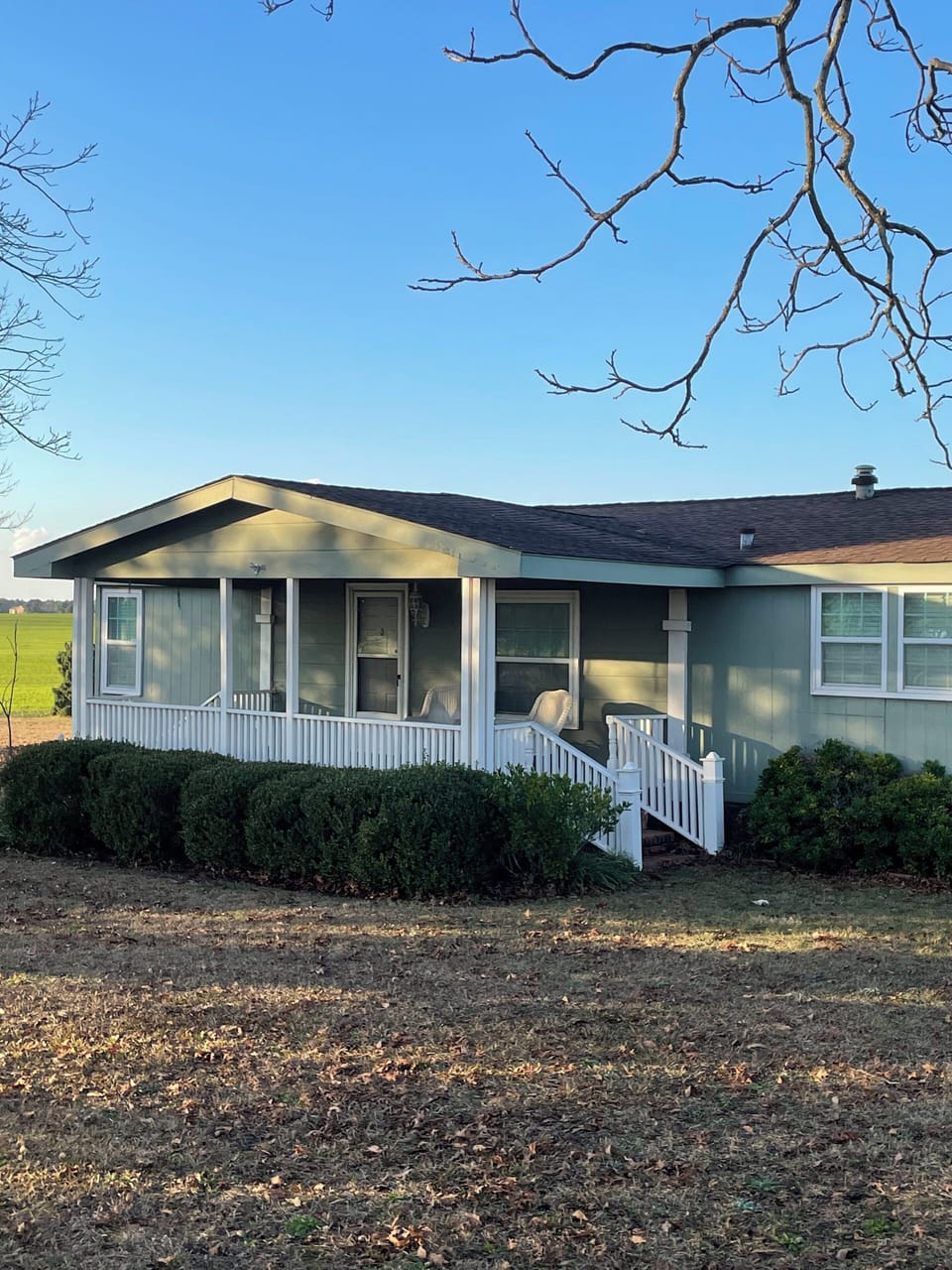 Front view of house