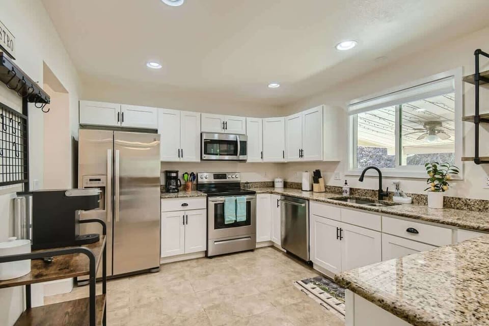 Kitchen with updated appliances 