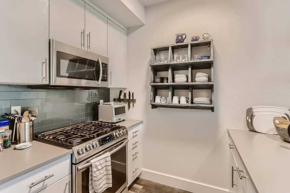 Kitchen with Stainless Steel Appliances 