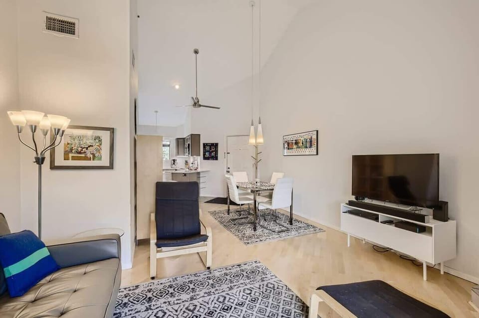 Open floor plan as seen from the living room 