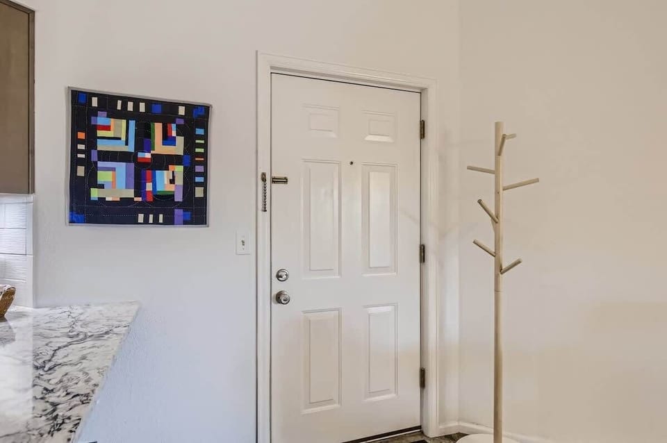 Front door entrance - photographed from the inside 