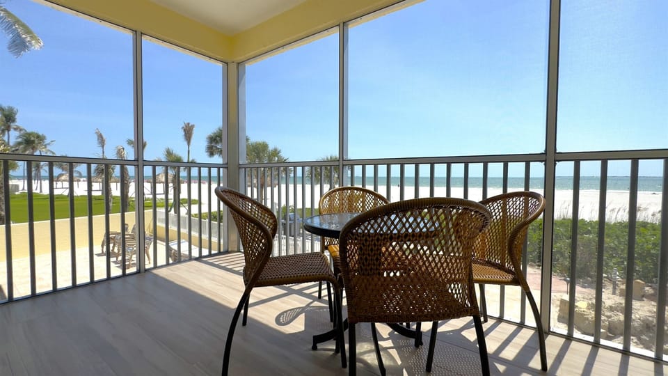 Beach lanai view