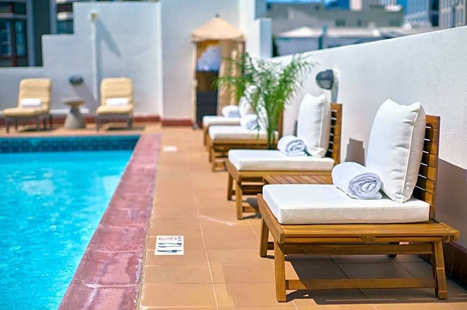 Stretch out on cushioned loungers and savor sun-soaked downtime.