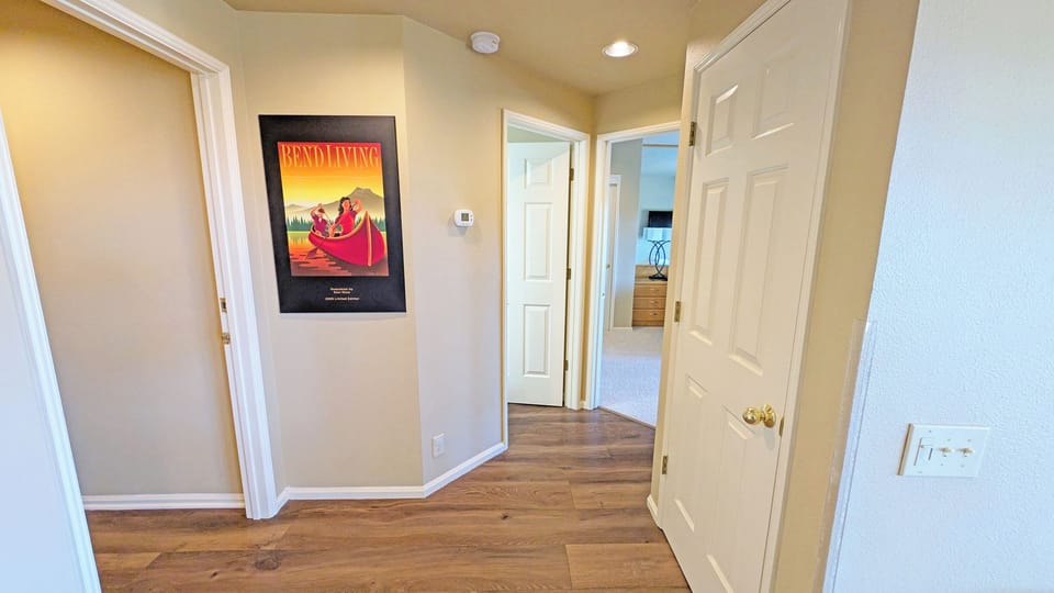 Left - Bedroom B, Ahead Bedroom A