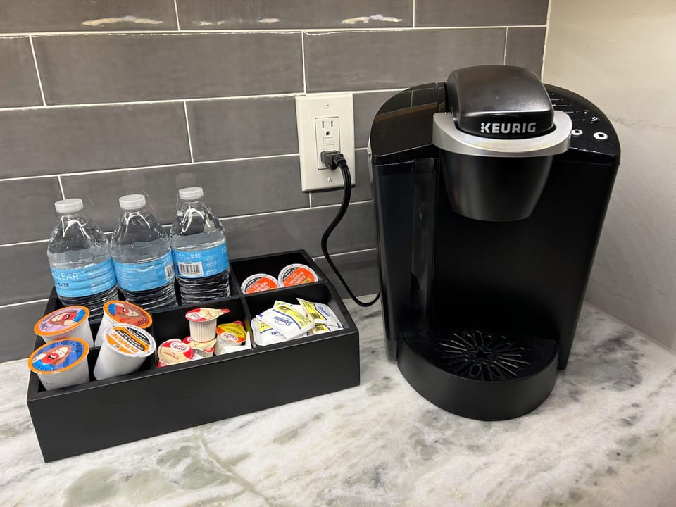 Coffee & Tea available.
