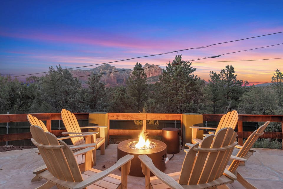 Fire and sunsets!