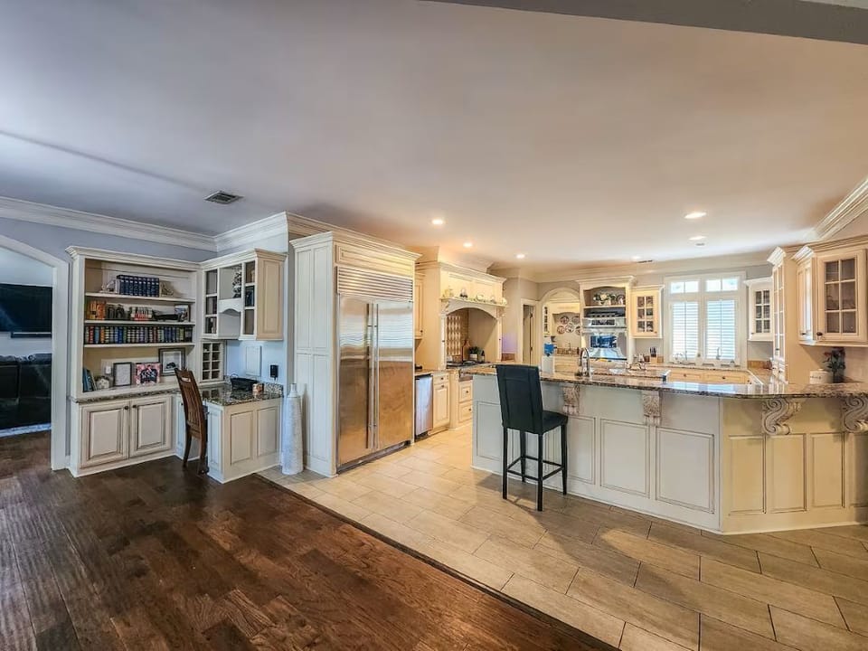 Kitchen and small office area