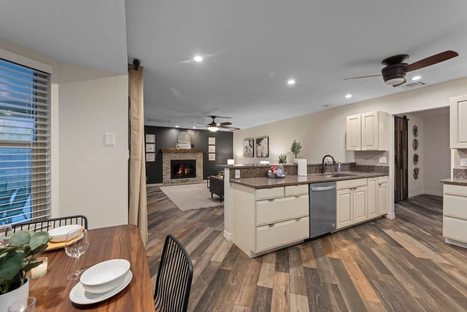 Open concept kitchen