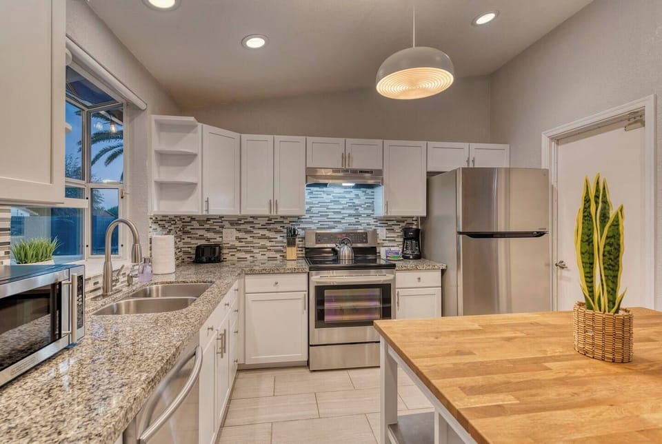 Large open kitchen