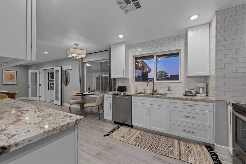 Large open kitchen