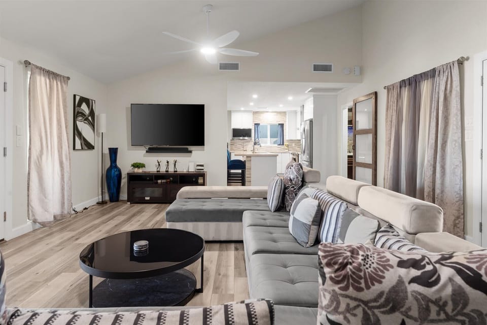 Movie nights just got an upgrade with our crystal-clear smart TV.

