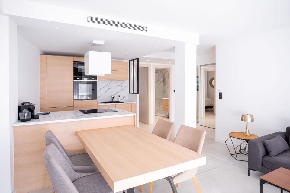 Kitchen, Living Room