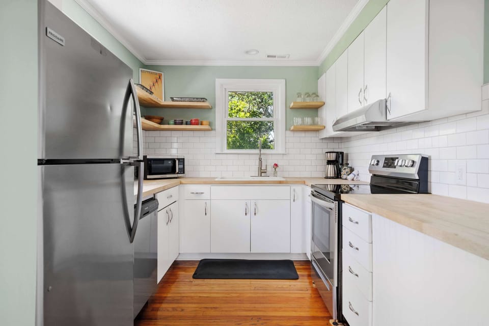 The fully equipped kitchen has everything you need to cook, dine, and feel right at home.