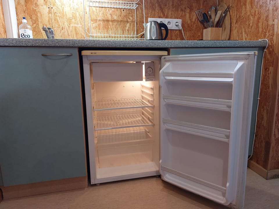 A small fridge