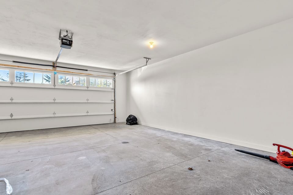 two stall garage for guest use!