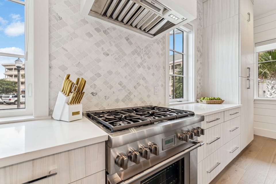 Equipped with High-End, Stainless Steel Appliances