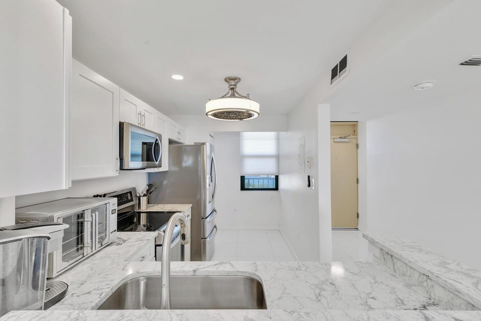 Open Galley Kitchen Area