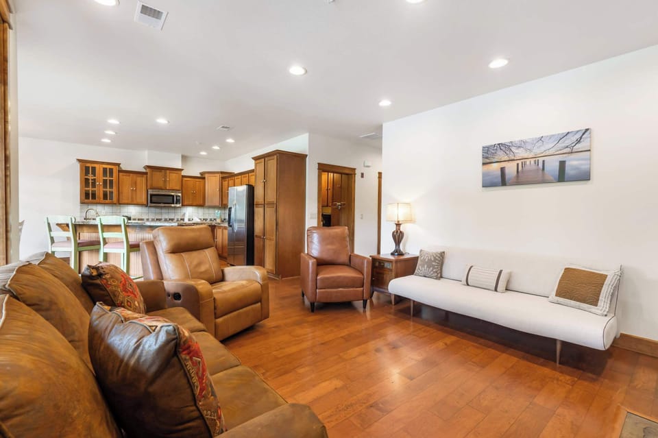 Living area with sofa sleeper