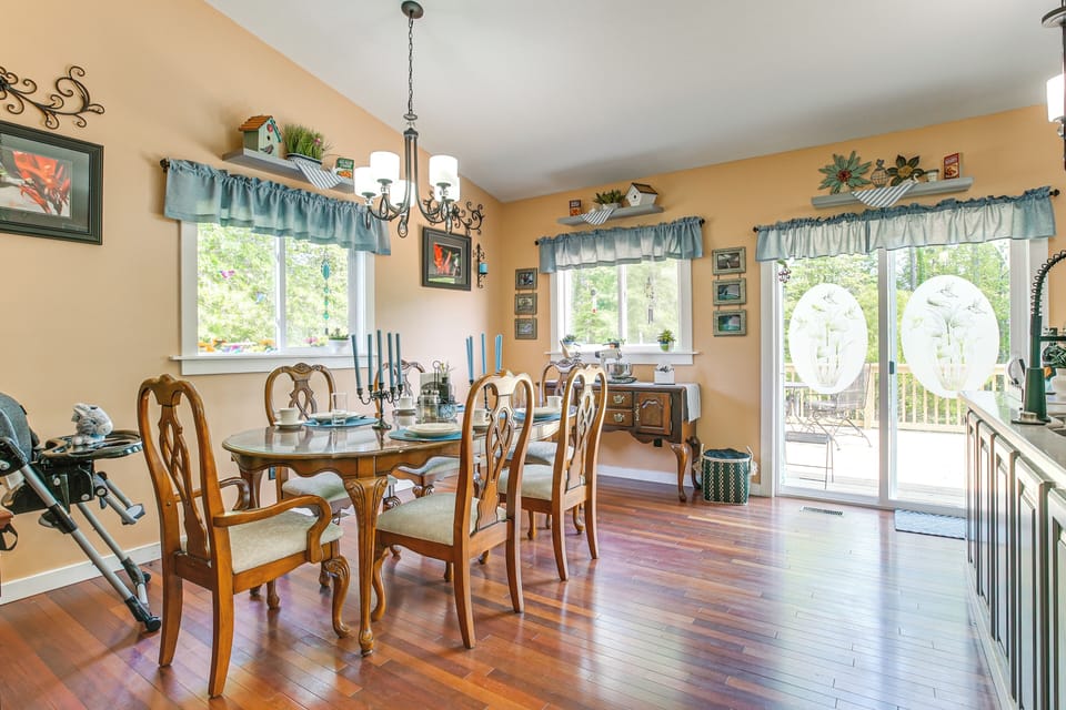 Dining Table | Dishware & Flatware Provided | Board Games