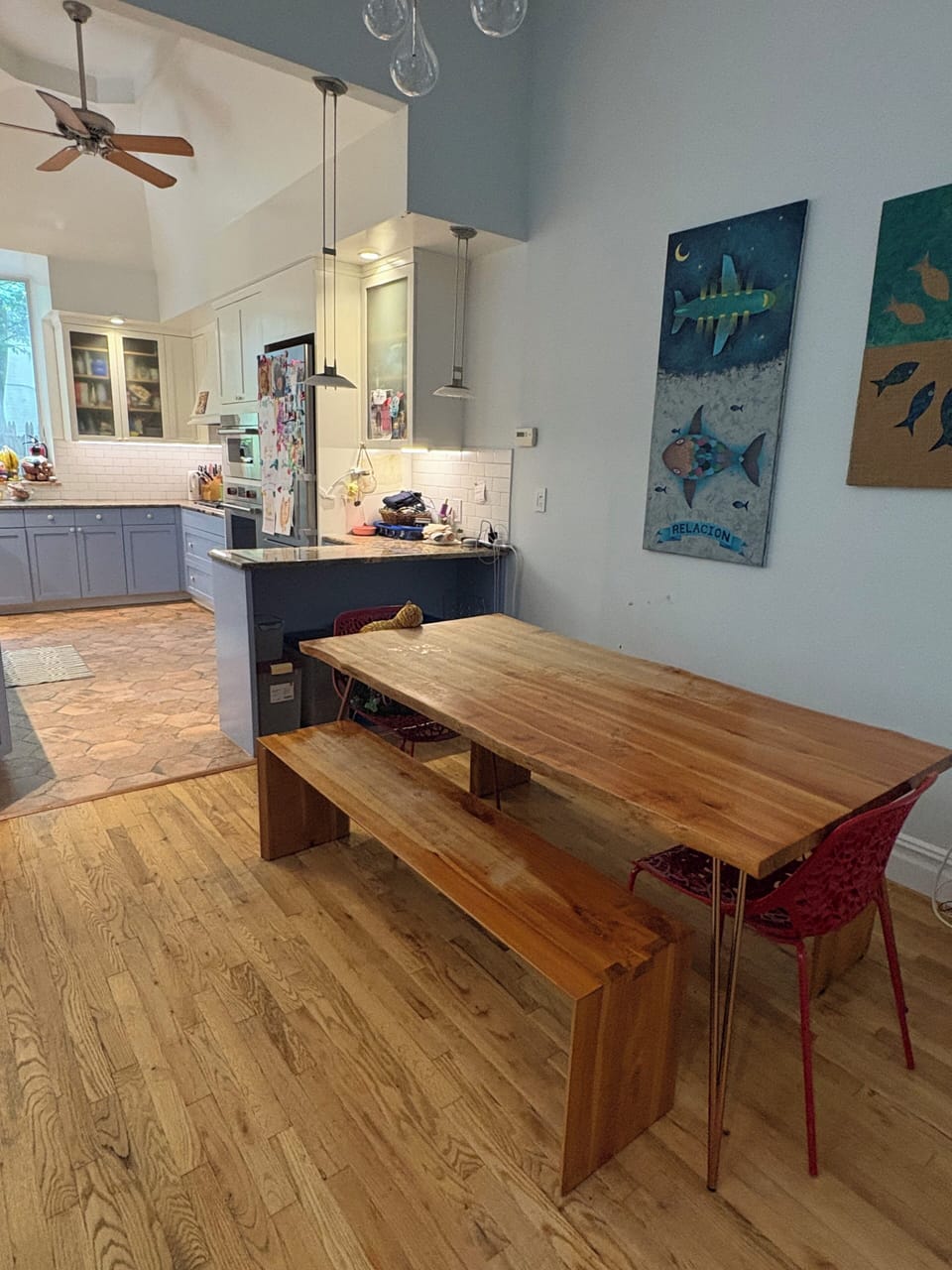 Kitchen and dining area 