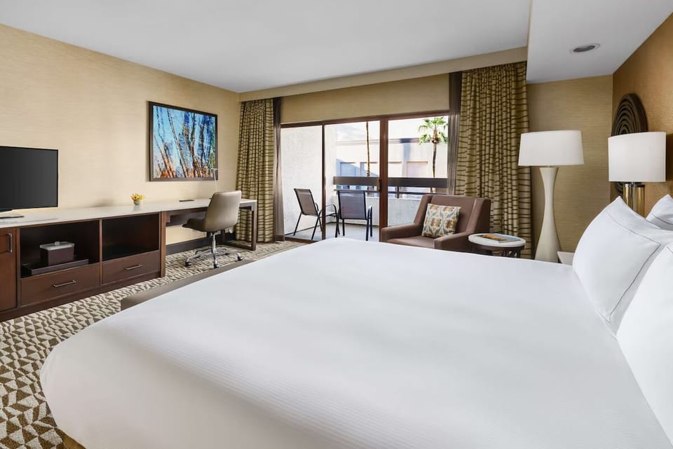 Stretch out on crisp linens after a full day out.