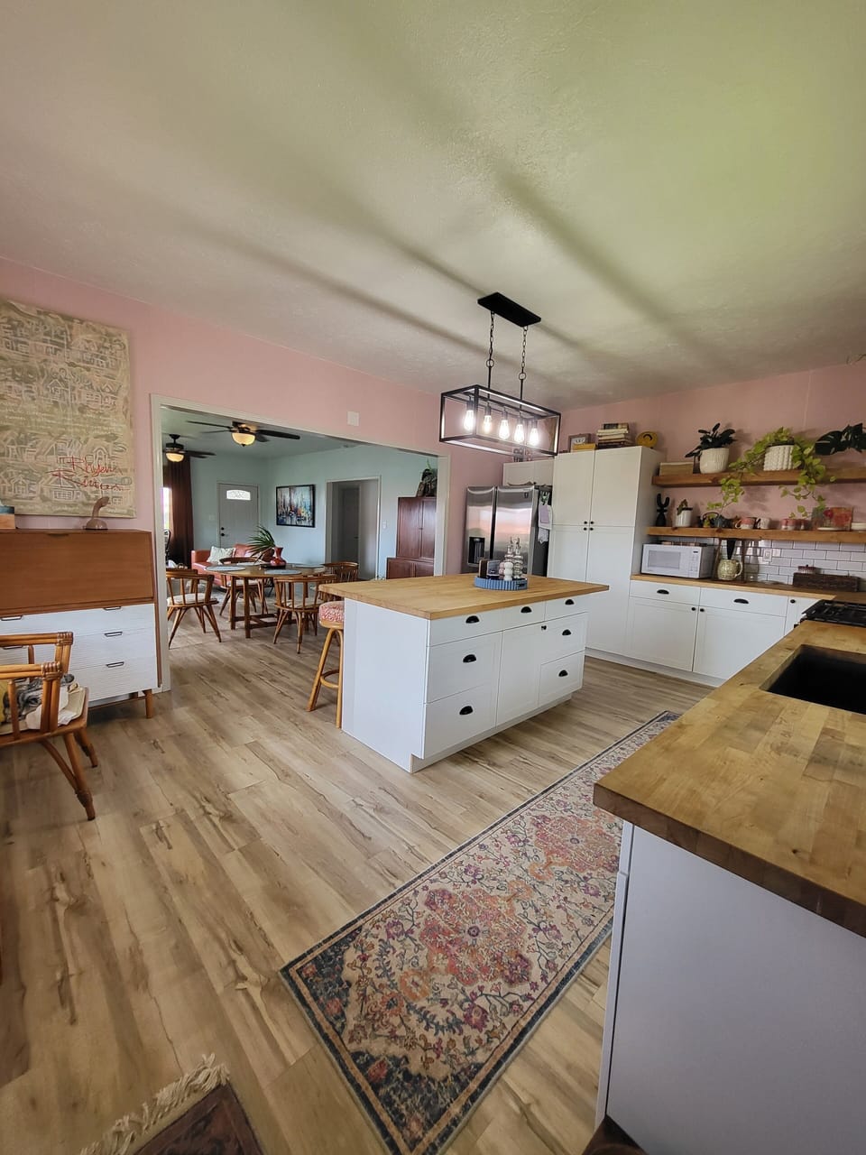 large fully equipped kitchen