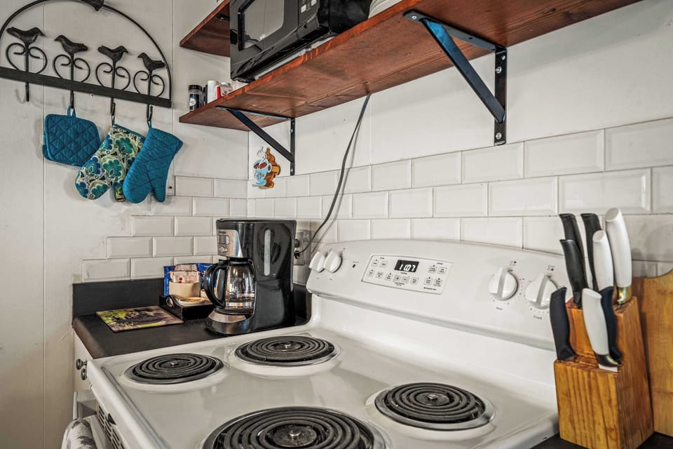 Kitchen with Electric Stove