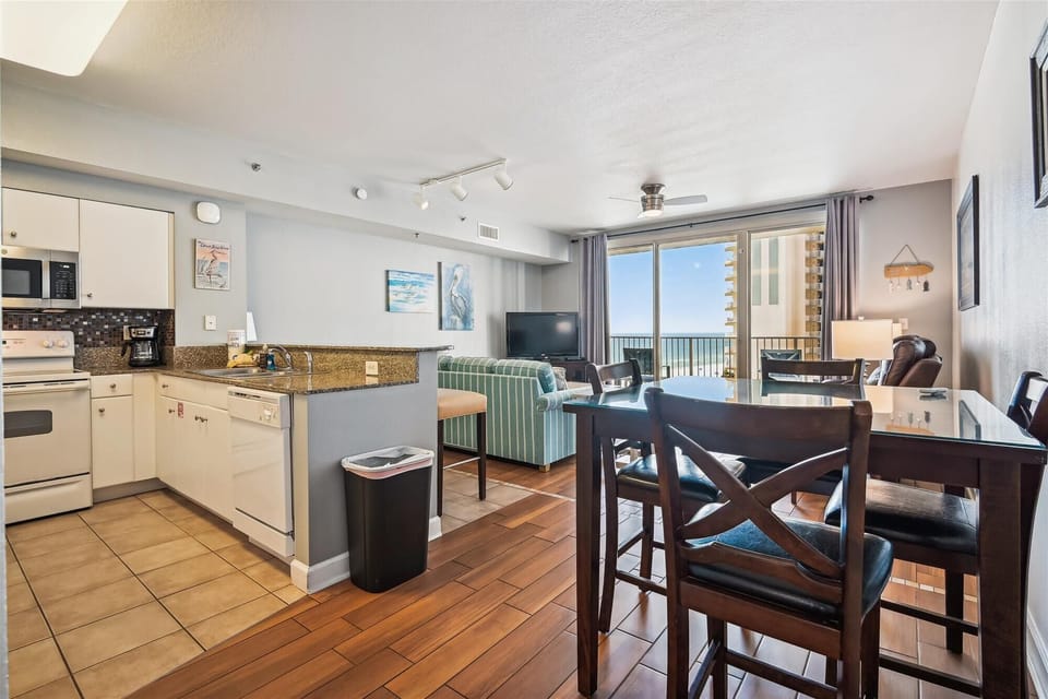 View off of kitchen
