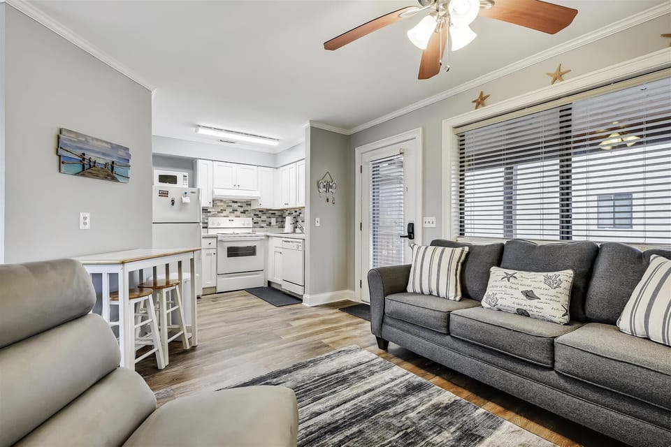 Living room with sleeper sofa (sleeps 1-2)