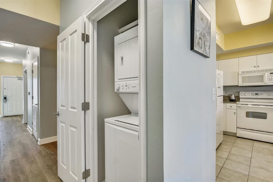 Washer and dryer in unit