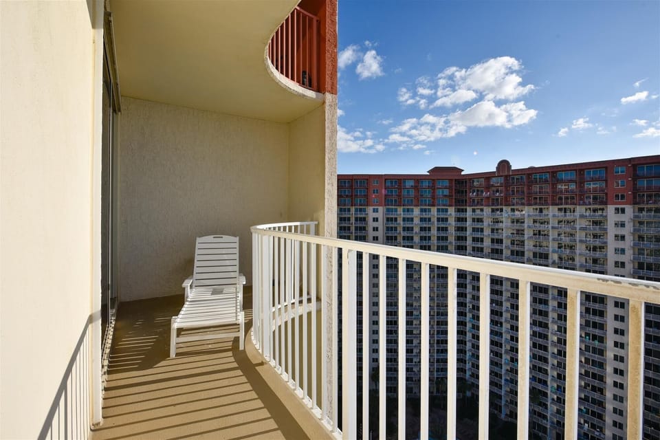 Left side of the balcony