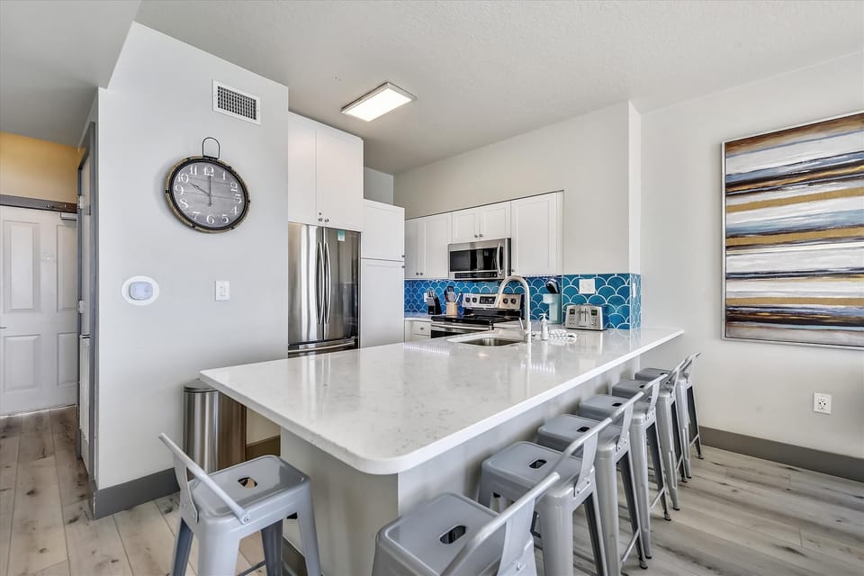 Bar seating (no dinging room table)