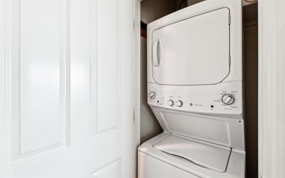 Washer and Dryer in the unit